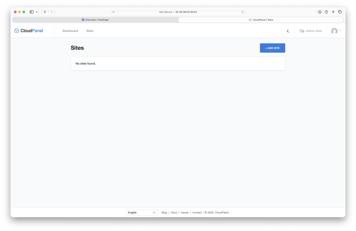 Add a site