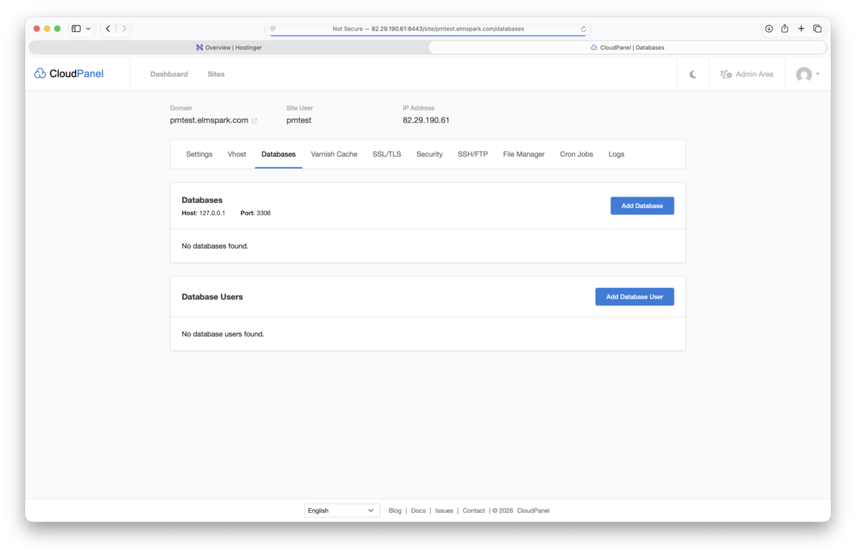 Add a database